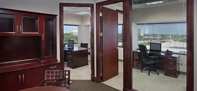 Town Center Mini Suite (2 offices and an open area) behind own entrance doorb
